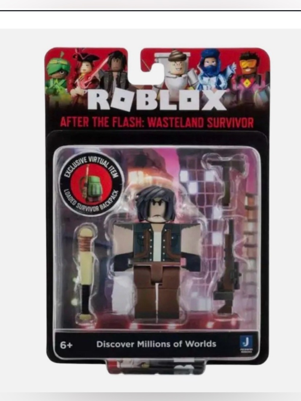 Roblox After The Flash: Wasteland Survivor Action Figure - Brown